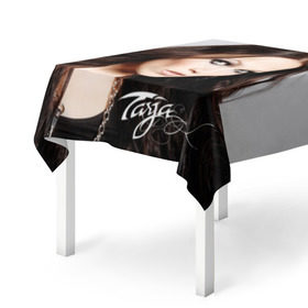 Скатерть 3D с принтом Tarja Turunen Nightwish в Курске, 100% полиэстер (ткань не мнется и не растягивается) | Размер: 150*150 см | Тематика изображения на принте: nightwish | металл | музыка | рок | тарья турунен