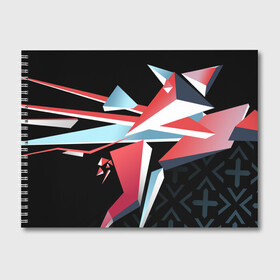 Альбом для рисования с принтом csgo - Point Disarray style 2 (Буйство красок) в Курске, 100% бумага
 | матовая бумага, плотность 200 мг. | 47 | ak | cs | csgo | disarray | point | буйство | го | краски | красок | кс
