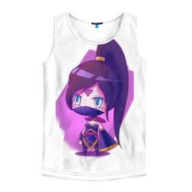 Мужская майка 3D с принтом Templar Assassin Cute в Курске, 100% полиэстер | круглая горловина, приталенный силуэт, длина до линии бедра. Пройма и горловина окантованы тонкой бейкой | dota | dota 2 | дота | дотан | раки | темпларка