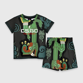 Детский костюм с шортами 3D с принтом cs:go   Fire Serpent (Огненный змей) в Курске,  |  | ak | cs | csgo | fire | seprent | го | змей | кс | огненный | тайное