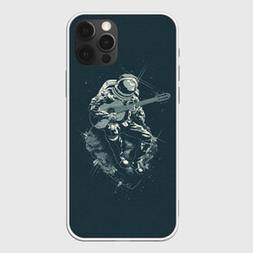 Чехол для iPhone 12 Pro Max с принтом Астронавт в Курске, Силикон |  | music | гитара | звезды | космонавт | космос | музыка