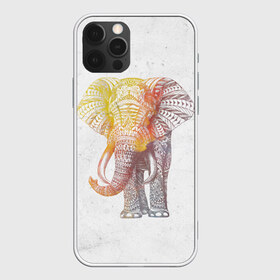 Чехол для iPhone 12 Pro Max с принтом Solar Elephant в Курске, Силикон |  | Тематика изображения на принте: красивый | крутой | рисунок | слон | узор