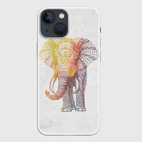 Чехол для iPhone 13 mini с принтом Solar Elephant в Курске,  |  | красивый | крутой | рисунок | слон | узор