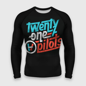 Мужской рашгард 3D с принтом Twenty one pilots в Курске,  |  | rock | t.o.p. | top | twenty one pilots | рок