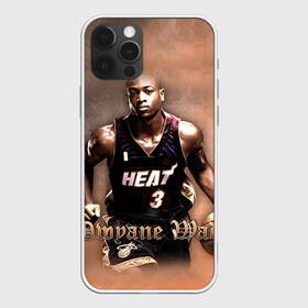 Чехол для iPhone 12 Pro с принтом Баскетболист Dwyane Wade в Курске, силикон | область печати: задняя сторона чехла, без боковых панелей | chicago bulls | баскетбол | буллз | дуэйн уэйд | нба | чикаго