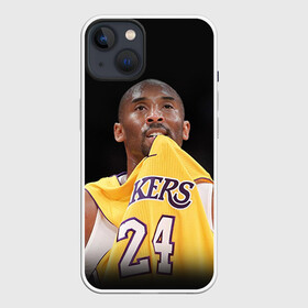 Чехол для iPhone 13 с принтом Kobe Bryant в Курске,  |  | kobe bryant | lakers | los angeles lakers | nba. | баскетбол | баскетболист | коби брайант | лайкерс | лос анджелес лейкерс | нба