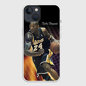 Чехол для iPhone 13 с принтом Kobe Bryant в Курске,  |  | kobe bryant | lakers | los angeles lakers | nba. | баскетбол | баскетболист | коби брайант | лайкерс | лос анджелес лейкерс | нба