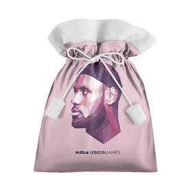 Подарочный 3D мешок с принтом LeBron James в Курске, 100% полиэстер | Размер: 29*39 см | Тематика изображения на принте: cleveland cavaliers | lebron james | nba. | баскетбол | баскетболист | джеймс леброн | кливленд кавальерс | нба
