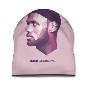 Шапка 3D с принтом LeBron James в Курске, 100% полиэстер | универсальный размер, печать по всей поверхности изделия | cleveland cavaliers | lebron james | nba. | баскетбол | баскетболист | джеймс леброн | кливленд кавальерс | нба