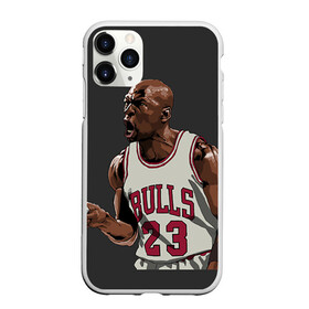 Чехол для iPhone 11 Pro матовый с принтом Michael Jordan в Курске, Силикон |  | chicago bulls | michael jeffrey jordan | nba. | баскетбол | баскетболист | вашингтон уизардс | майкл джордан | нба | чикаго | чикаго буллз