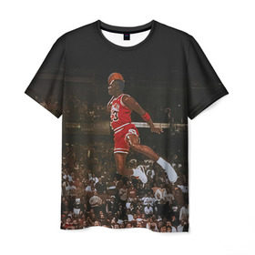Мужская футболка 3D с принтом Michael Jordan в Курске, 100% полиэфир | прямой крой, круглый вырез горловины, длина до линии бедер | chicago bulls | michael jeffrey jordan | nba. | баскетбол | баскетболист | вашингтон уизардс | майкл джордан | нба | чикаго | чикаго буллз