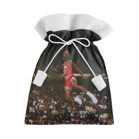 Подарочный 3D мешок с принтом Michael Jordan в Курске, 100% полиэстер | Размер: 29*39 см | Тематика изображения на принте: chicago bulls | michael jeffrey jordan | nba. | баскетбол | баскетболист | вашингтон уизардс | майкл джордан | нба | чикаго | чикаго буллз