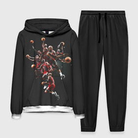 Мужской костюм 3D (с толстовкой) с принтом Michael Jordan в Курске,  |  | chicago bulls | michael jeffrey jordan | nba. | баскетбол | баскетболист | вашингтон уизардс | майкл джордан | нба | чикаго | чикаго буллз