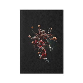 Обложка для паспорта матовая кожа с принтом Michael Jordan в Курске, натуральная матовая кожа | размер 19,3 х 13,7 см; прозрачные пластиковые крепления | chicago bulls | michael jeffrey jordan | nba. | баскетбол | баскетболист | вашингтон уизардс | майкл джордан | нба | чикаго | чикаго буллз