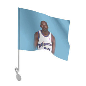 Флаг для автомобиля с принтом Michael Jordan в Курске, 100% полиэстер | Размер: 30*21 см | chicago bulls | michael jeffrey jordan | nba. | баскетбол | баскетболист | вашингтон уизардс | майкл джордан | нба | чикаго | чикаго буллз