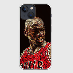 Чехол для iPhone 13 mini с принтом Michael Jordan в Курске,  |  | Тематика изображения на принте: chicago bulls | michael jeffrey jordan | nba. | баскетбол | баскетболист | вашингтон уизардс | майкл джордан | нба | чикаго | чикаго буллз