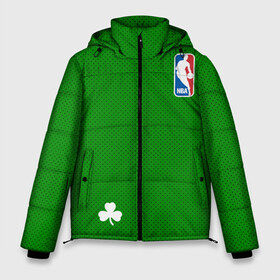 Мужская зимняя куртка 3D с принтом Boston Celtics в Курске, верх — 100% полиэстер; подкладка — 100% полиэстер; утеплитель — 100% полиэстер | длина ниже бедра, свободный силуэт Оверсайз. Есть воротник-стойка, отстегивающийся капюшон и ветрозащитная планка. 

Боковые карманы с листочкой на кнопках и внутренний карман на молнии. | boston celtics | бостон | бостон селтикс | нба | селтикс