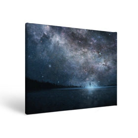 Холст прямоугольный с принтом Звездное небо в Курске, 100% ПВХ |  | Тематика изображения на принте: вселенная | галактика | звезды | небо | ночь