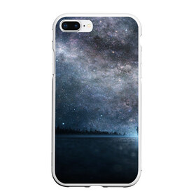 Чехол для iPhone 7Plus/8 Plus матовый с принтом Звездное небо в Курске, Силикон | Область печати: задняя сторона чехла, без боковых панелей | вселенная | галактика | звезды | небо | ночь
