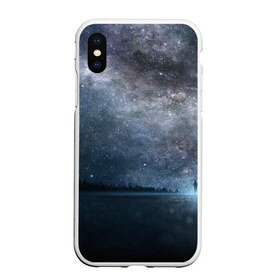 Чехол для iPhone XS Max матовый с принтом Звездное небо в Курске, Силикон | Область печати: задняя сторона чехла, без боковых панелей | вселенная | галактика | звезды | небо | ночь