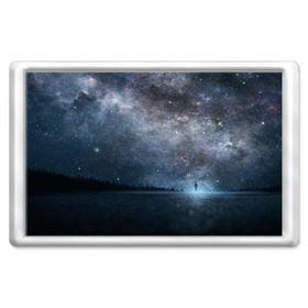 Магнит 45*70 с принтом Звездное небо в Курске, Пластик | Размер: 78*52 мм; Размер печати: 70*45 | Тематика изображения на принте: вселенная | галактика | звезды | небо | ночь