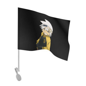 Флаг для автомобиля с принтом Soul Eater в Курске, 100% полиэстер | Размер: 30*21 см | Тематика изображения на принте: пожиратель душ