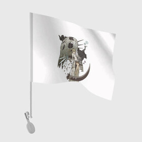 Флаг для автомобиля с принтом Мака в Курске, 100% полиэстер | Размер: 30*21 см | Тематика изображения на принте: пожиратель душ