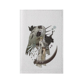 Обложка для паспорта матовая кожа с принтом Мака в Курске, натуральная матовая кожа | размер 19,3 х 13,7 см; прозрачные пластиковые крепления | Тематика изображения на принте: пожиратель душ