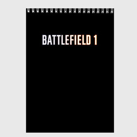 Скетчбук с принтом BATTLEFIELD 1 в Курске, 100% бумага
 | 48 листов, плотность листов — 100 г/м2, плотность картонной обложки — 250 г/м2. Листы скреплены сверху удобной пружинной спиралью | battlefield 1 | батлфилд 1