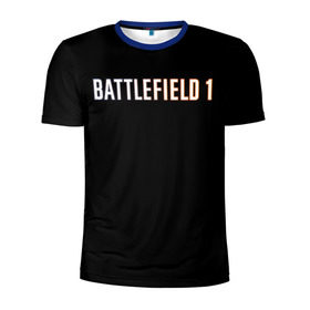Мужская футболка 3D спортивная с принтом BATTLEFIELD 1 в Курске, 100% полиэстер с улучшенными характеристиками | приталенный силуэт, круглая горловина, широкие плечи, сужается к линии бедра | battlefield 1 | батлфилд 1