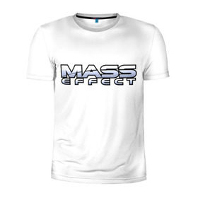 Мужская футболка 3D спортивная с принтом Mass effect в Курске, 100% полиэстер с улучшенными характеристиками | приталенный силуэт, круглая горловина, широкие плечи, сужается к линии бедра | andromeda | pc | андромеда | игры | масс | эффект
