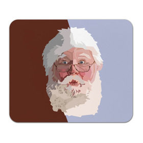Коврик прямоугольный с принтом Санта Клаус в стиле WPAP в Курске, натуральный каучук | размер 230 х 185 мм; запечатка лицевой стороны | Тематика изображения на принте: веселье | дед мороз | новый год | праздник | санта