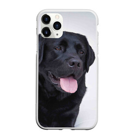 Чехол для iPhone 11 Pro матовый с принтом Черный лабрадор в Курске, Силикон |  | Тематика изображения на принте: большая | золотистый | лабрадор | лабрадоры | палевый | песик | ретривер | собака | собаки