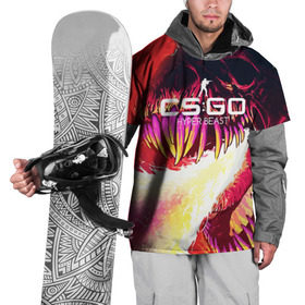 Накидка на куртку 3D с принтом cs:go - Hyper Beast style (Скоростной зверь) в Курске, 100% полиэстер |  | beast | cs | csgo | hyper | го | зверь | кс | скоростной
