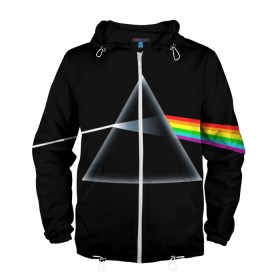 Мужская ветровка 3D с принтом Pink floyd в Курске, 100% полиэстер | подол и капюшон оформлены резинкой с фиксаторами, два кармана без застежек по бокам, один потайной карман на груди | пинк | флойд