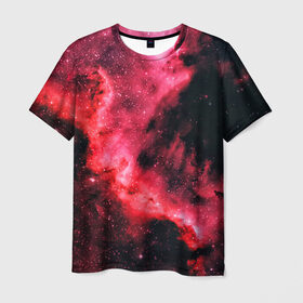 Мужская футболка 3D с принтом Space в Курске, 100% полиэфир | прямой крой, круглый вырез горловины, длина до линии бедер | space | stars | вселенная | галактика | звёзды | космическое пространство | космос | созвездие
