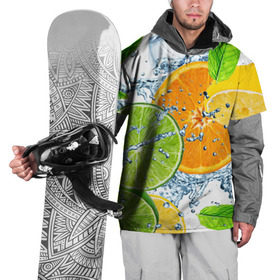 Накидка на куртку 3D с принтом Мятный смузи в Курске, 100% полиэстер |  | Тематика изображения на принте: вода | еда | зима | искусство | лайм | лимон | листья | новинки | природа | солнце | фрукты
