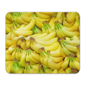 Коврик прямоугольный с принтом бананы в Курске, натуральный каучук | размер 230 х 185 мм; запечатка лицевой стороны | 