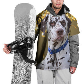 Накидка на куртку 3D с принтом Скептический далматин в Курске, 100% полиэстер |  | Тематика изображения на принте: далматин | далматинец | песик | пятнистый | собака | собаки