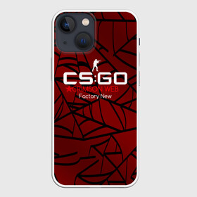 Чехол для iPhone 13 mini с принтом cs:go   Crimson Web Style Factory New (Кровавая паутина | Прям с завода) в Курске,  |  | blood | crimson | cs | csgo | web | го | кровь | кс | паутина