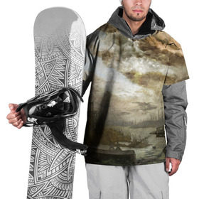 Накидка на куртку 3D с принтом Сталкер в Курске, 100% полиэстер |  | stalker | корабли