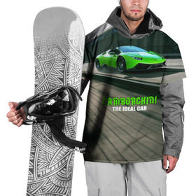 Накидка на куртку 3D с принтом Lamborghini в Курске, 100% полиэстер |  | car | green | huracan | lamborghini | novitec | speed | spyder | supercar | torado | авто | автомобиль | машина