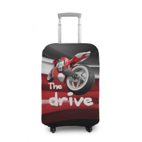 Чехол для чемодана 3D с принтом The drive в Курске, 86% полиэфир, 14% спандекс | двустороннее нанесение принта, прорези для ручек и колес | гонка | драйв | мото | мотогонки | мотоспорт | мотоцикл | скорость