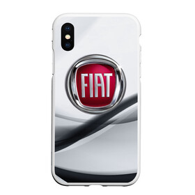 Чехол для iPhone XS Max матовый с принтом FIAT в Курске, Силикон | Область печати: задняя сторона чехла, без боковых панелей | Тематика изображения на принте: fiat | авто | автомобиль | водитель | машина | тачка | фиат