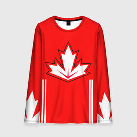Мужской лонгслив 3D с принтом Канада Хоккей Кросби в Курске, 100% полиэстер | длинные рукава, круглый вырез горловины, полуприлегающий силуэт | world cup hockey | брент бёрс | вратарь | дрю даути | защитник | канада | клюшка | кубок мира | нападающий | петерс билл | сanada | сборная канады | сидни патрик кросби | хоккей | хоккейная форма | шайба