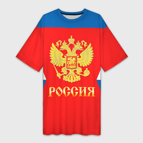 Платье-футболка 3D с принтом Форма № 88 VASILEVSKIY в Курске,  |  | Тематика изображения на принте: 88 vasilevskiy | world cup hockey | валилевский андрей | клюшка | кубок мира | россия | сборная россии | хоккейная форма | шайба