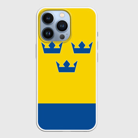 Чехол для iPhone 13 Pro с принтом Сборная Швеции по Хоккею в Курске,  |  | sweden | world cup hockey | виктор хедман | вратарь | защитник | клюшка | кубок мира | нападающий | сборная канады | хоккей | хоккейная форма | швеция | эрик карлссон
