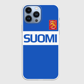 Чехол для iPhone 13 Pro Max с принтом Сборная Финляндии по хоккею в Курске,  |  | finland | hockey | вратарь | защитник | клюшка | кубок мира | микко коскинен | нападающий | сами ватанен | сборная канады | финляндия | хоккей | хоккейная форма | ярно коскиранта