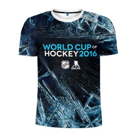 Мужская футболка 3D спортивная с принтом Кубок мира по хоккею 2016 в Курске, 100% полиэстер с улучшенными характеристиками | приталенный силуэт, круглая горловина, широкие плечи, сужается к линии бедра | hokkey | world cup hokkey 2016 | кубок мира | хоккей