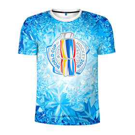 Мужская футболка 3D спортивная с принтом Кубок мира по хоккею 2016 в Курске, 100% полиэстер с улучшенными характеристиками | приталенный силуэт, круглая горловина, широкие плечи, сужается к линии бедра | 